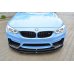 Накладка сплиттер на передний бампер на BMW M4 F82 M-Performance